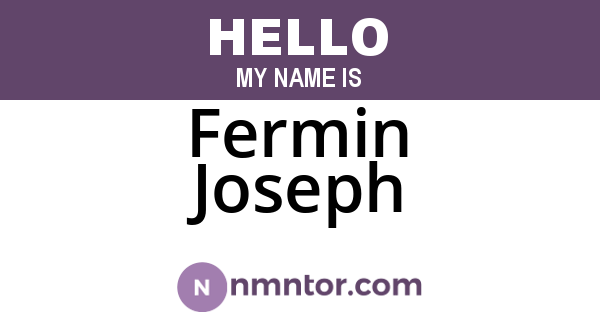 Fermin Joseph