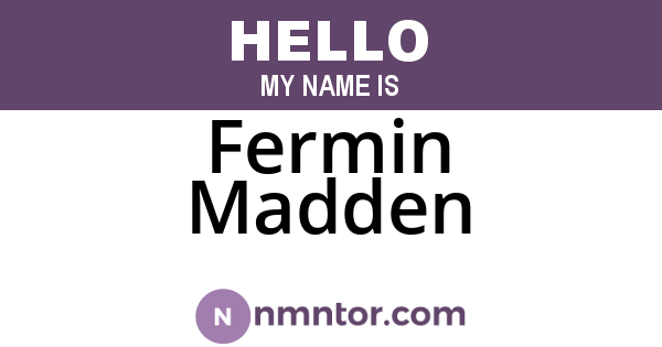 Fermin Madden
