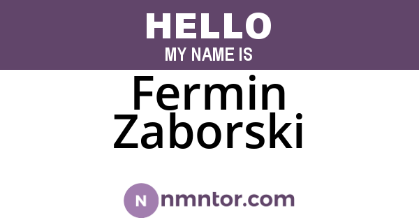 Fermin Zaborski