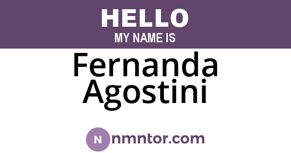 Fernanda Agostini