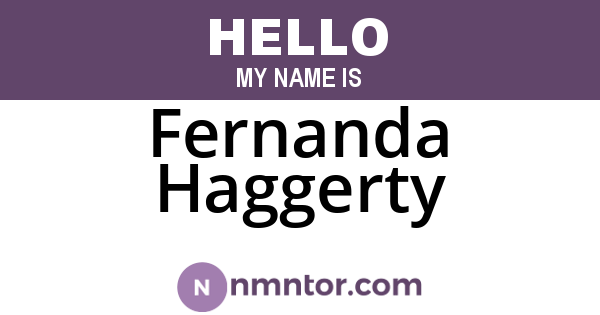Fernanda Haggerty