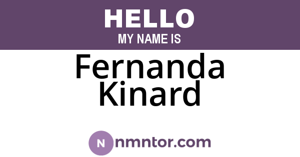 Fernanda Kinard