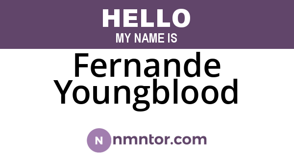 Fernande Youngblood