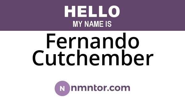 Fernando Cutchember