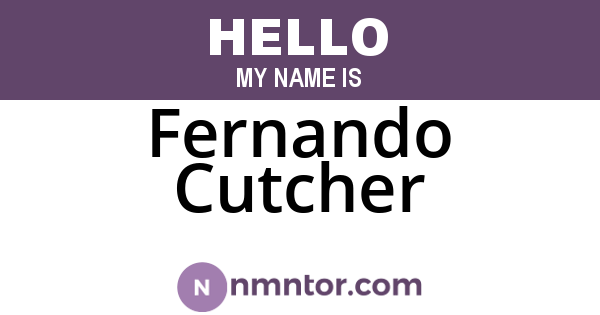 Fernando Cutcher