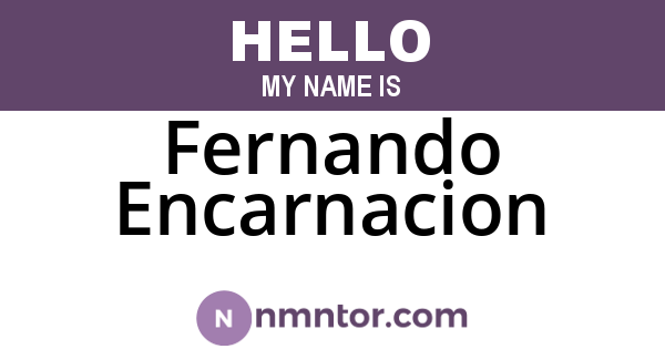 Fernando Encarnacion