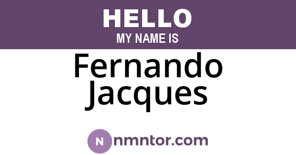 Fernando Jacques