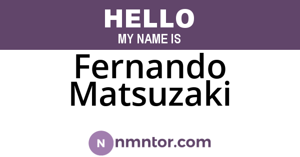 Fernando Matsuzaki