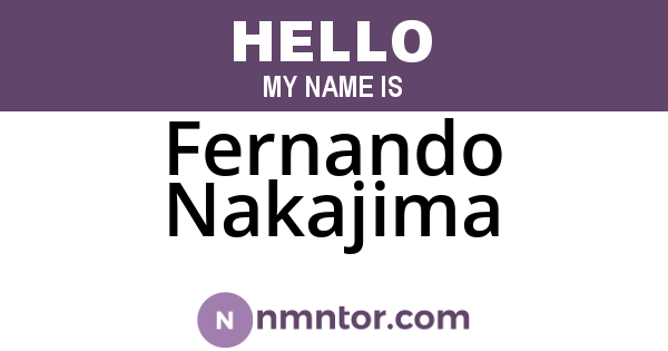 Fernando Nakajima