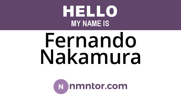 Fernando Nakamura