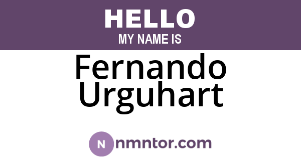 Fernando Urguhart