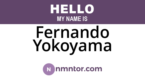 Fernando Yokoyama