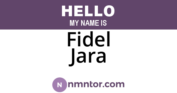 Fidel Jara