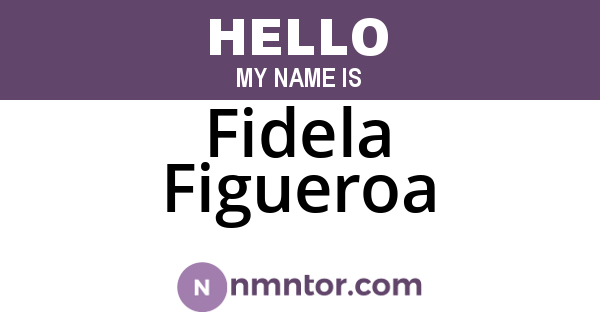 Fidela Figueroa