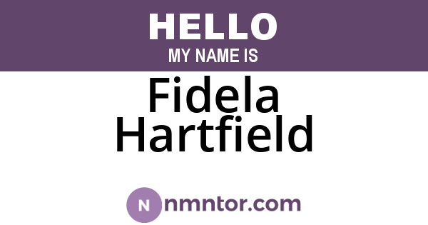 Fidela Hartfield