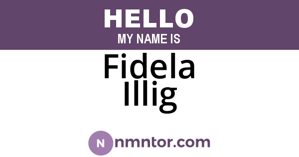 Fidela Illig