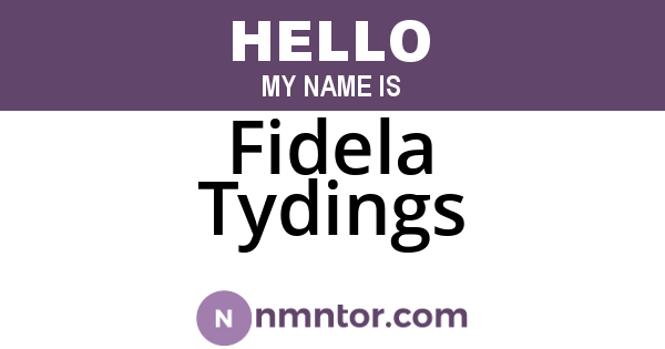 Fidela Tydings