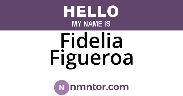 Fidelia Figueroa