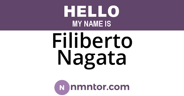 Filiberto Nagata