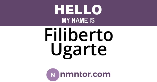 Filiberto Ugarte