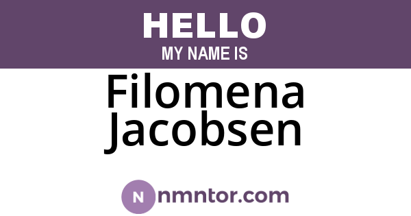 Filomena Jacobsen