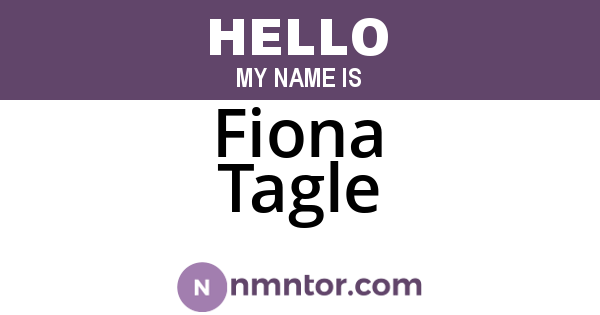 Fiona Tagle