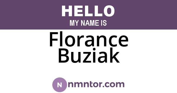 Florance Buziak