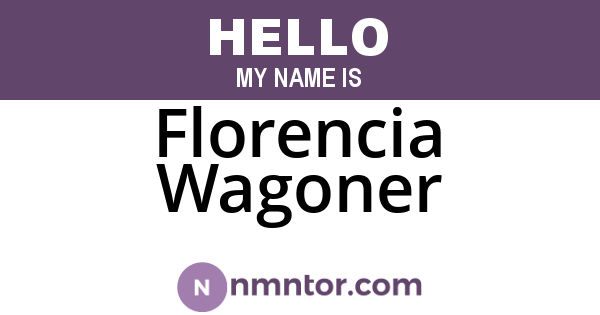 Florencia Wagoner