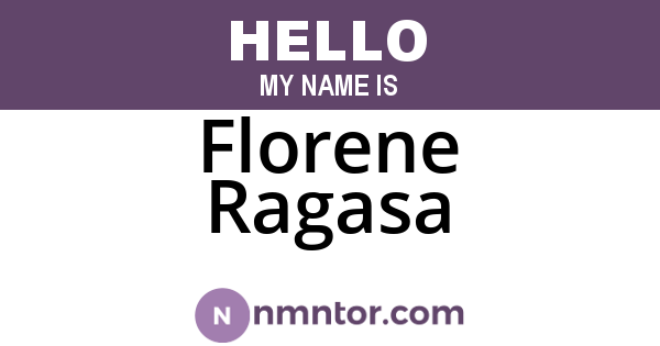 Florene Ragasa