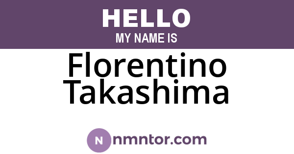 Florentino Takashima