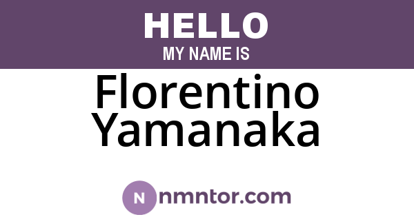 Florentino Yamanaka
