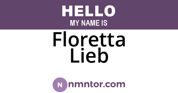 Floretta Lieb