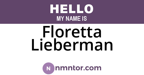 Floretta Lieberman