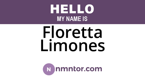 Floretta Limones