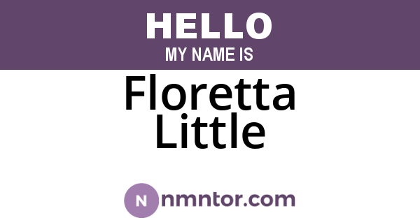 Floretta Little