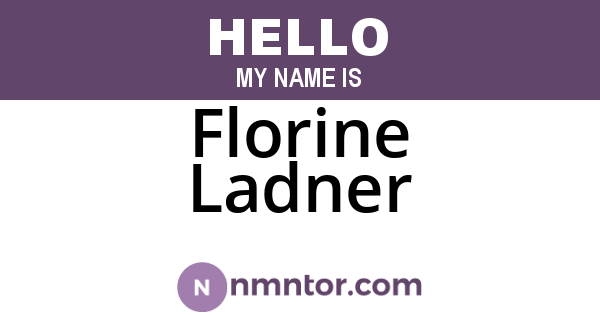Florine Ladner
