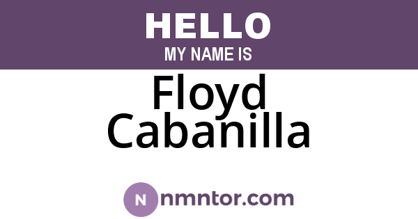Floyd Cabanilla