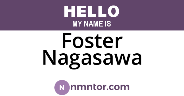 Foster Nagasawa