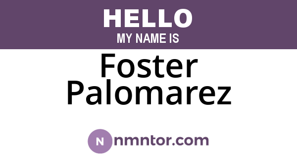 Foster Palomarez
