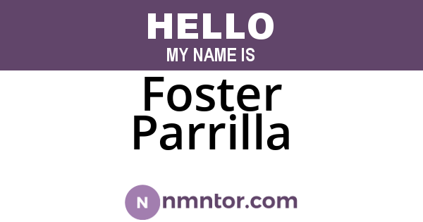 Foster Parrilla