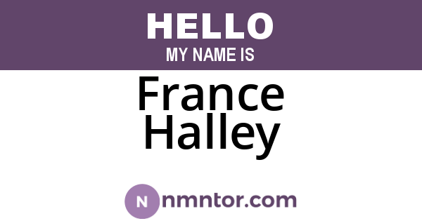 France Halley