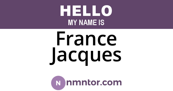 France Jacques