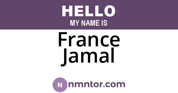 France Jamal