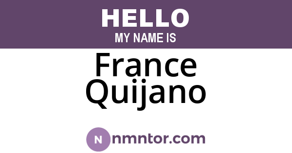 France Quijano
