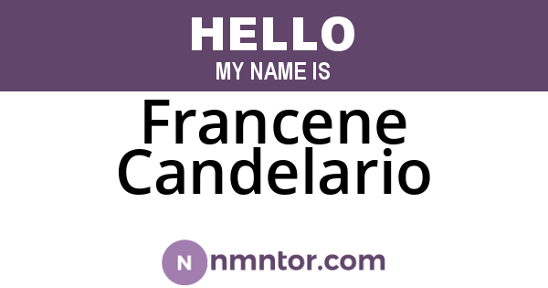 Francene Candelario