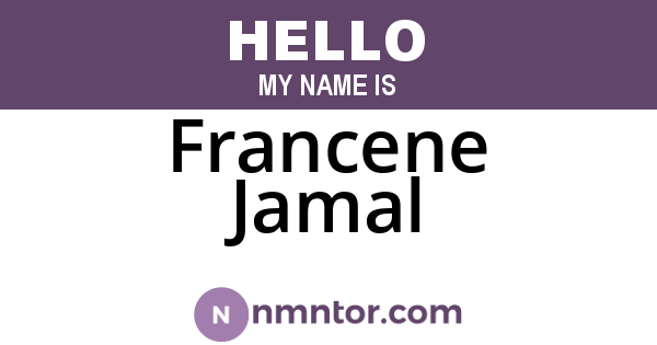 Francene Jamal
