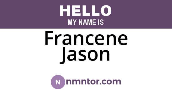 Francene Jason