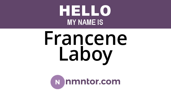 Francene Laboy