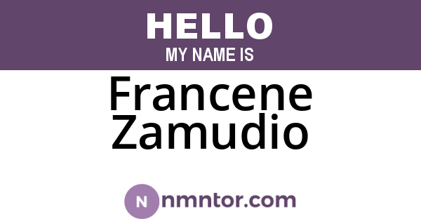 Francene Zamudio