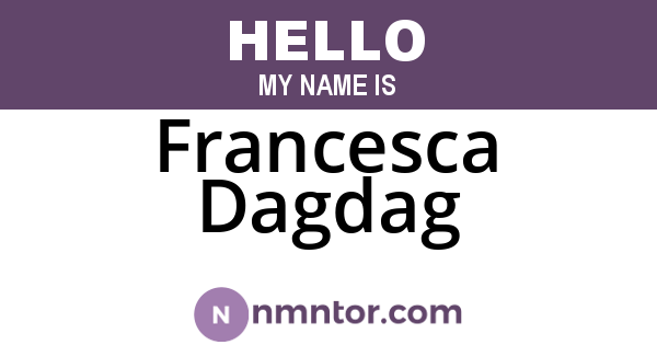 Francesca Dagdag